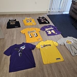 Mens lakers t shirts and youth jerseys